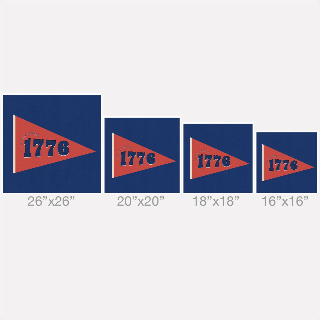 DENY Designs 1776 Pennant Outdoor Throw Pillow