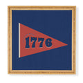 DENY Designs 1776 Pennant Framed Wall Art
