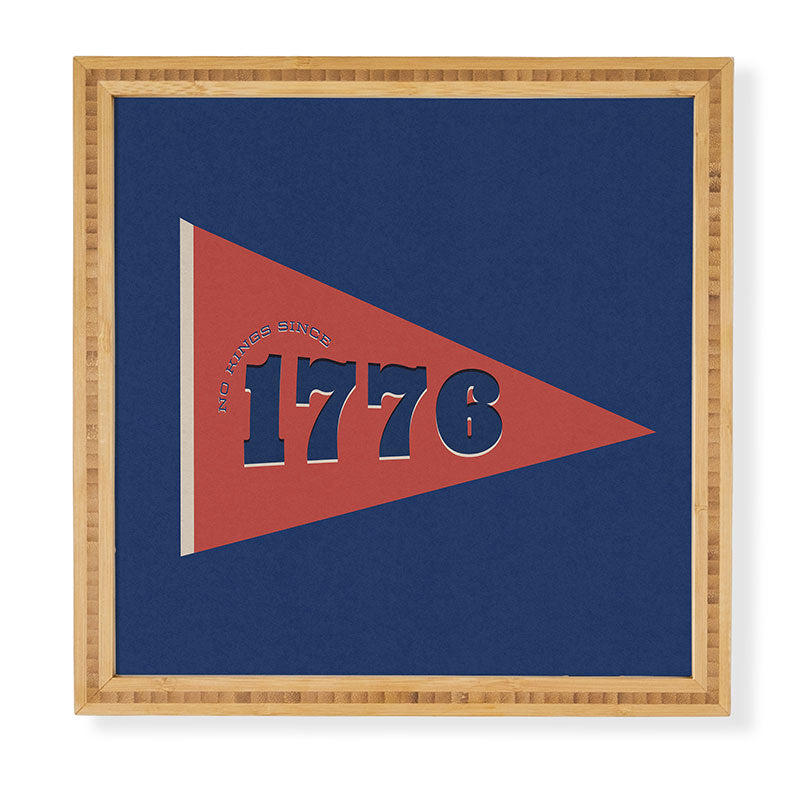 DENY Designs 1776 Pennant Framed Wall Art