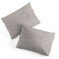 DENY Designs Abstract Lines Light Gray Pillow Shams