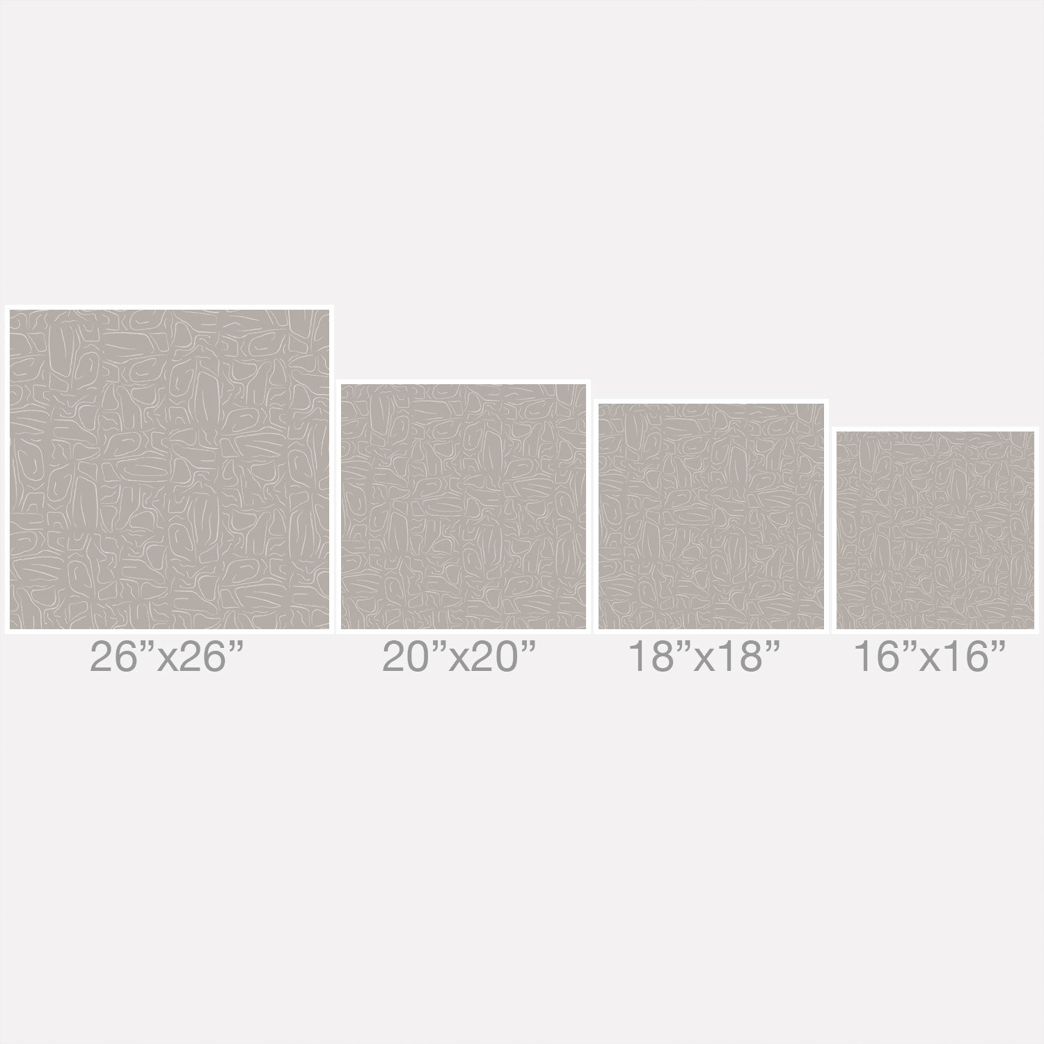 DENY Designs Abstract Lines Light Gray Outdoor Throw Pillow