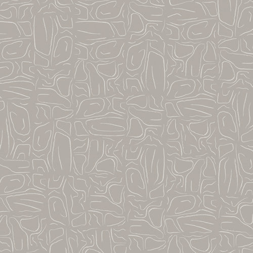 DENY Designs Abstract Lines Light Gray Shower Curtain