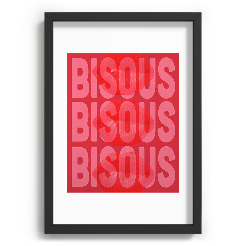 DENY Designs Bisous Recessed Framing Rectangle