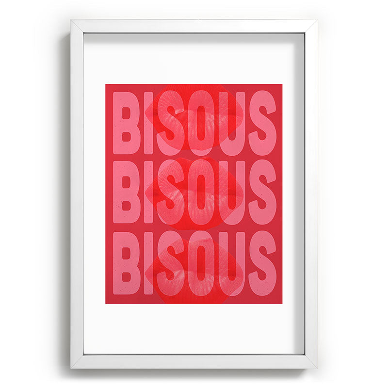 DENY Designs Bisous Recessed Framing Rectangle