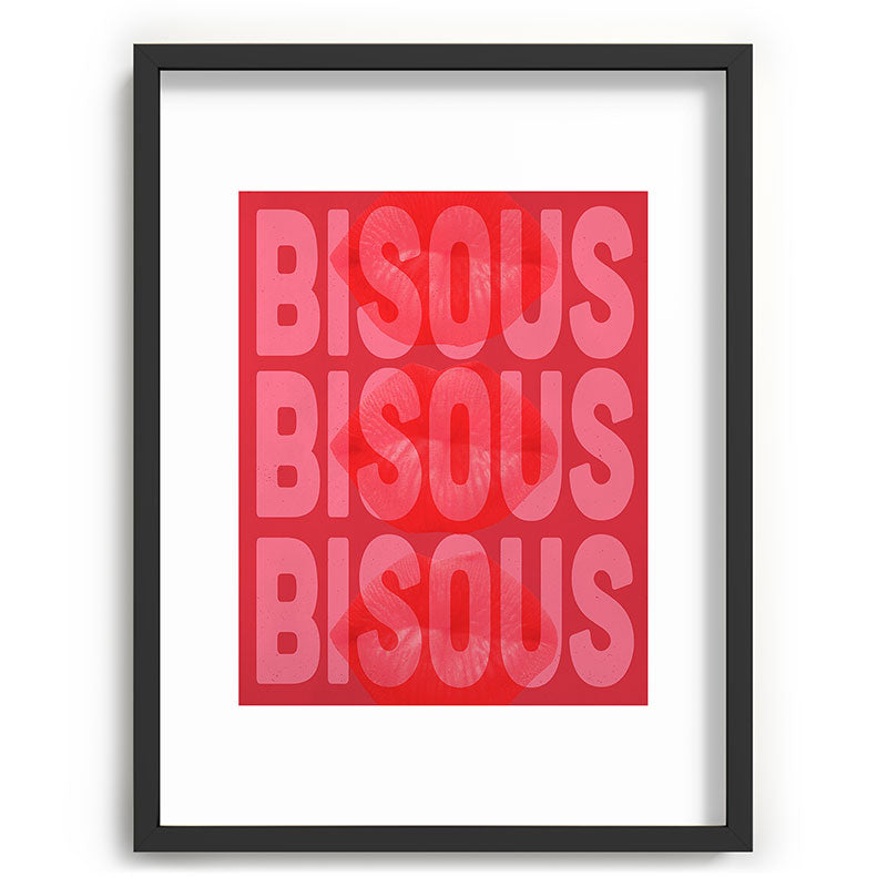 DENY Designs Bisous Recessed Framing Rectangle
