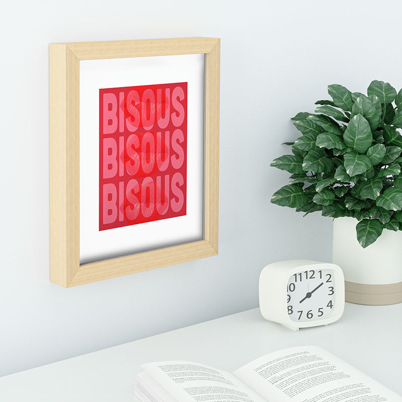 DENY Designs Bisous Recessed Framing Rectangle
