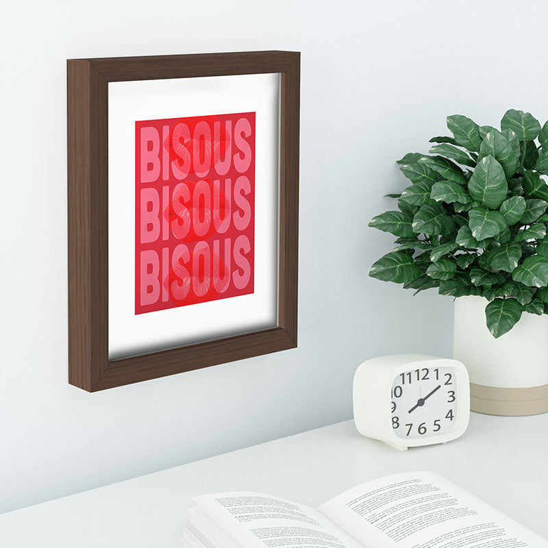 DENY Designs Bisous Recessed Framing Rectangle