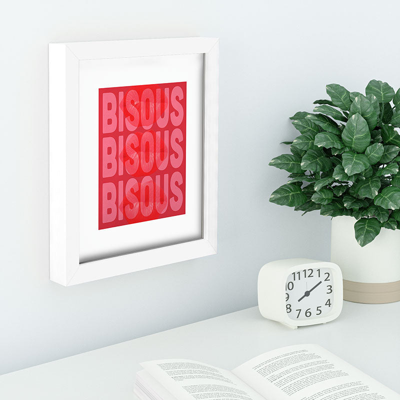 DENY Designs Bisous Recessed Framing Rectangle