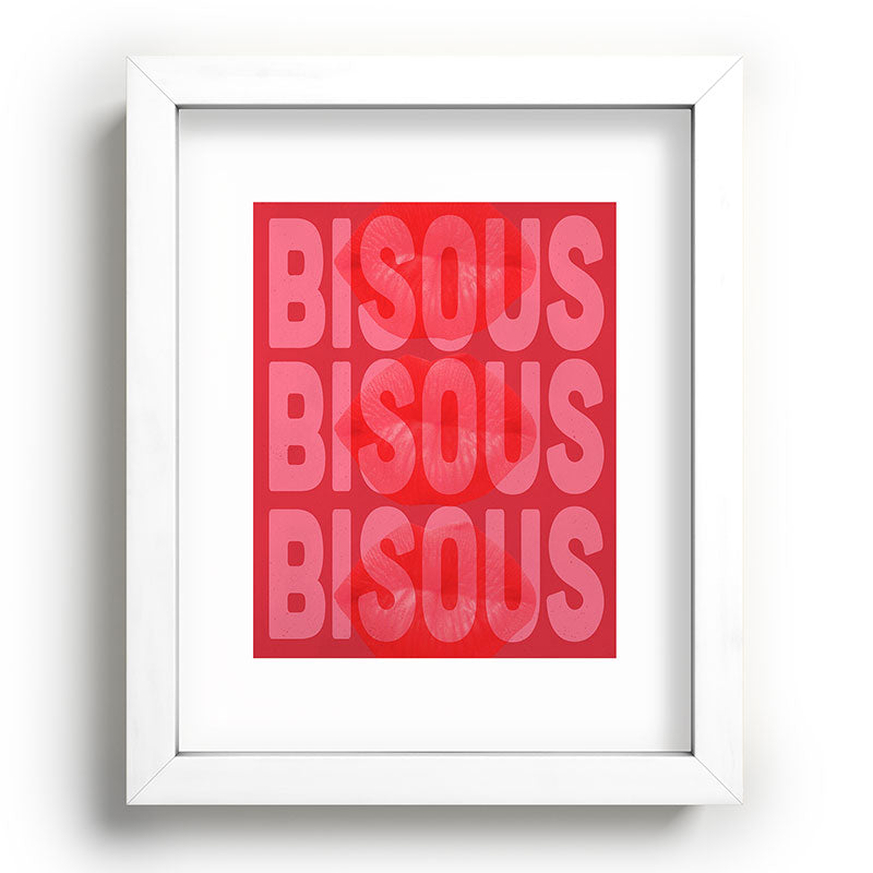 DENY Designs Bisous Recessed Framing Rectangle