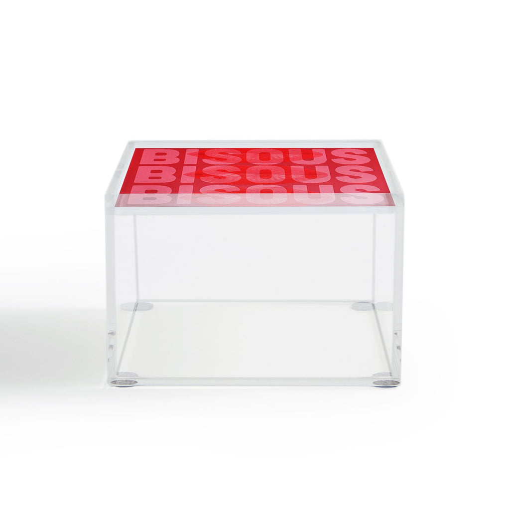 DENY Designs Bisous Acrylic Box