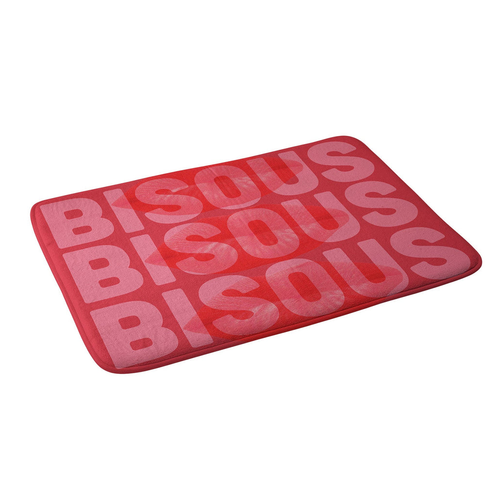 DENY Designs Bisous Memory Foam Bath Mat