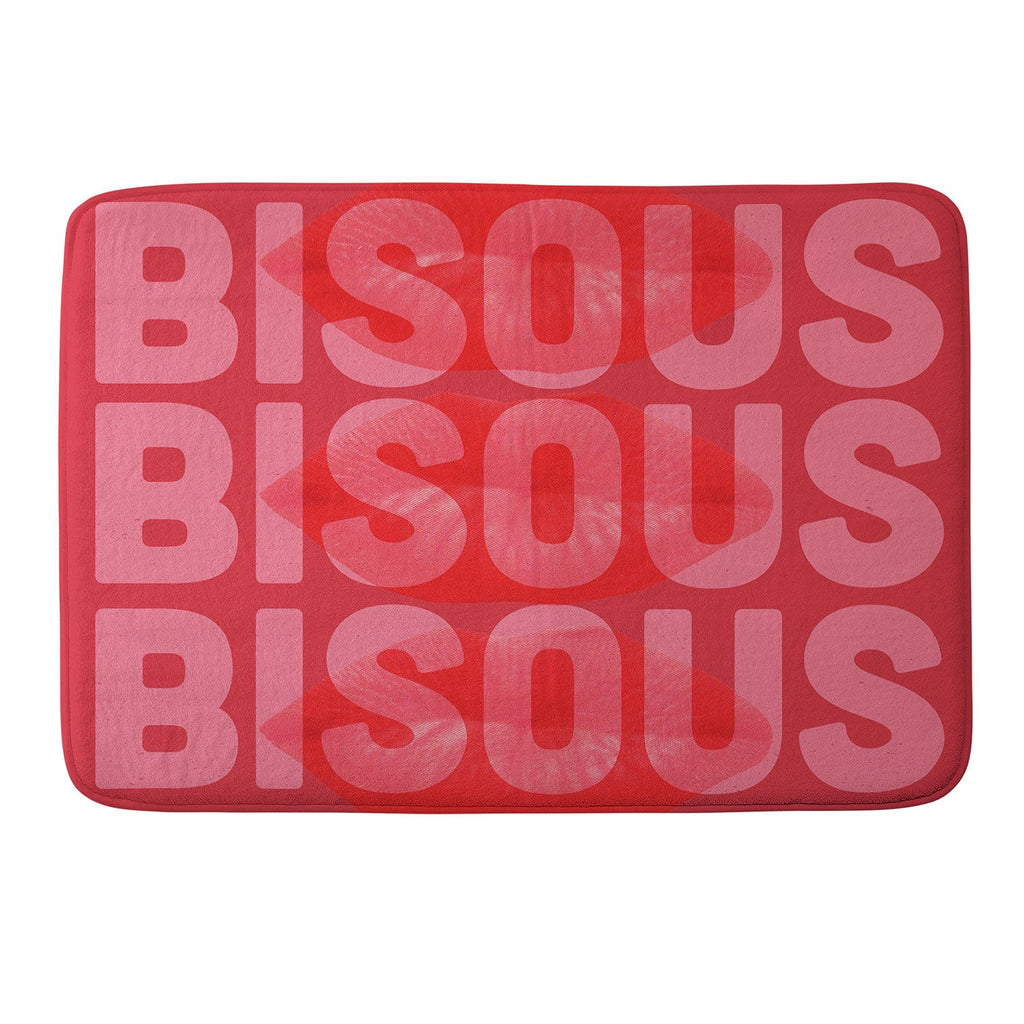DENY Designs Bisous Memory Foam Bath Mat