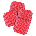 DENY Designs Bisous Coaster Set