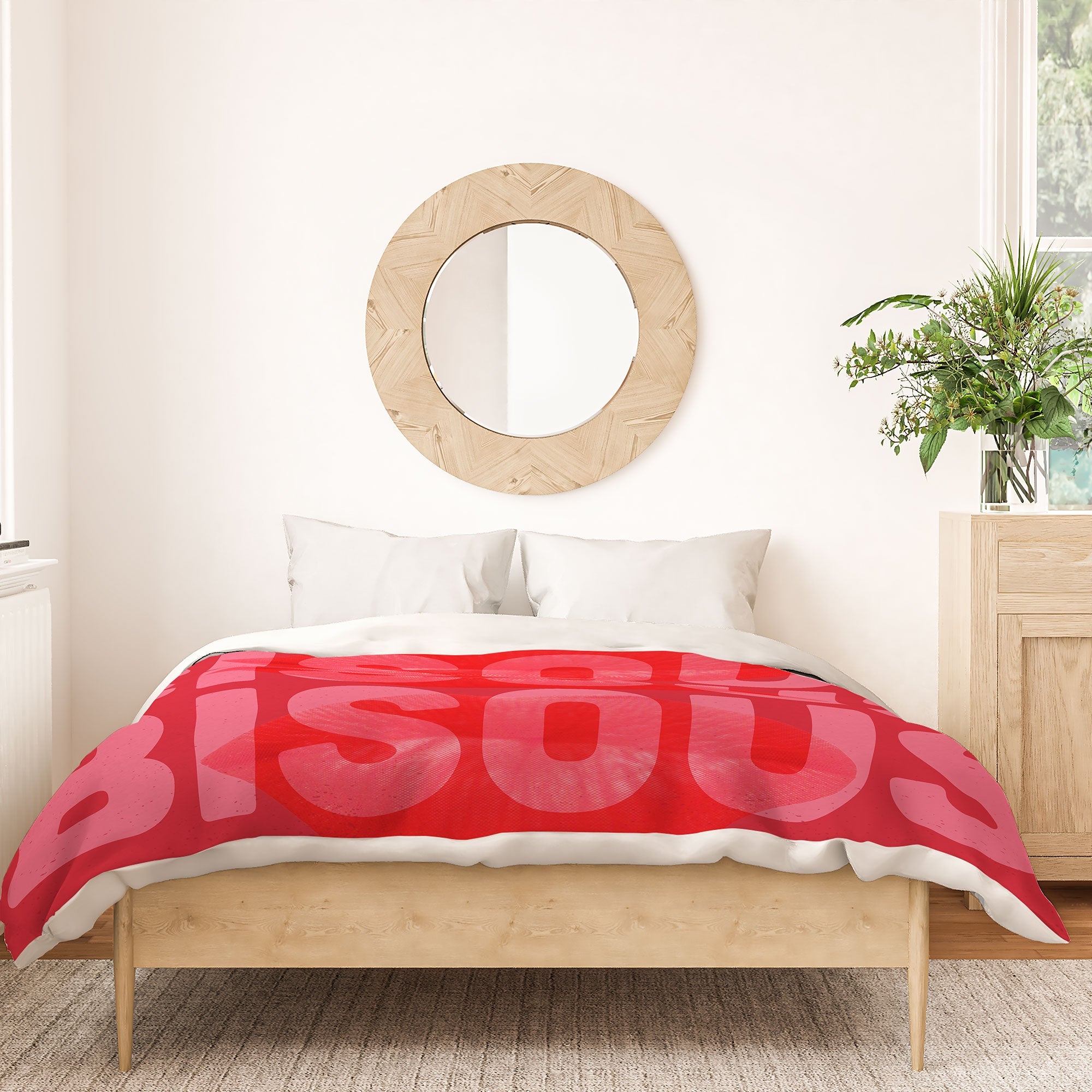 DENY Designs Bisous Duvet Cover