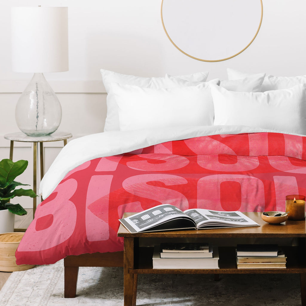 DENY Designs Bisous Duvet Cover