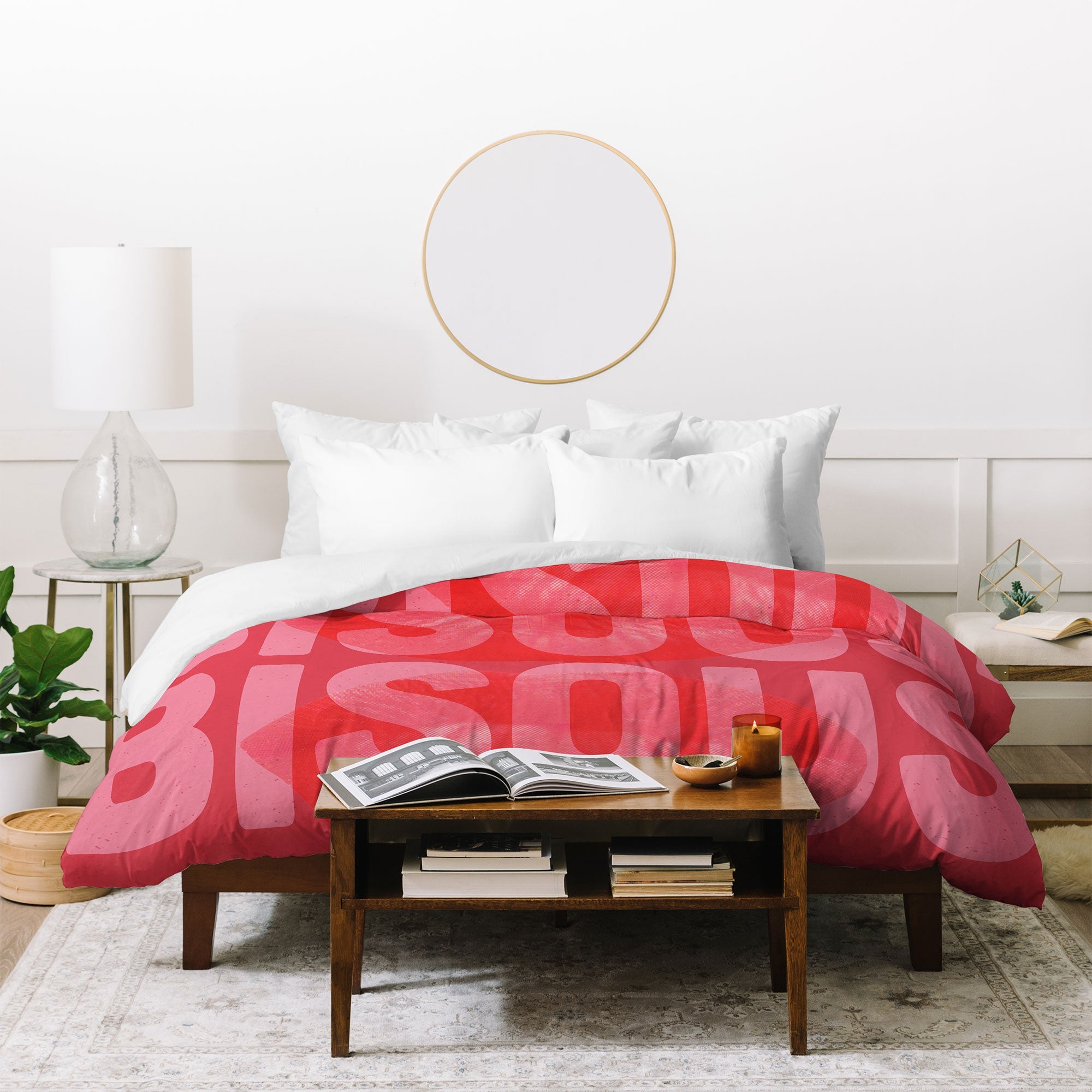 DENY Designs Bisous Duvet Cover