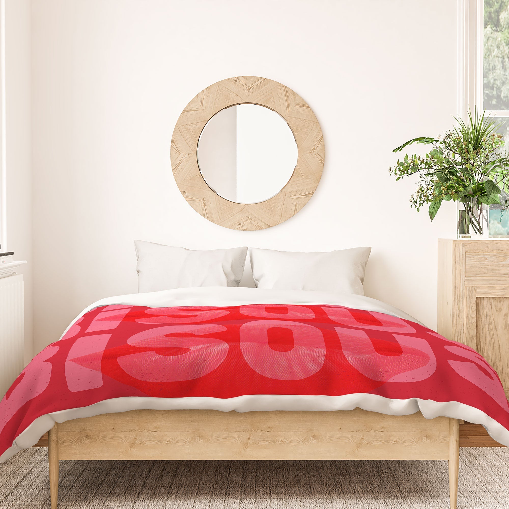 DENY Designs Bisous Duvet Cover