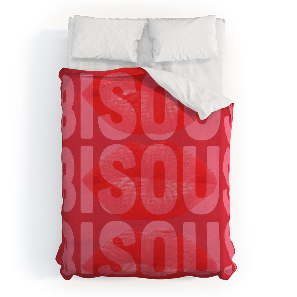 DENY Designs Bisous Duvet Cover