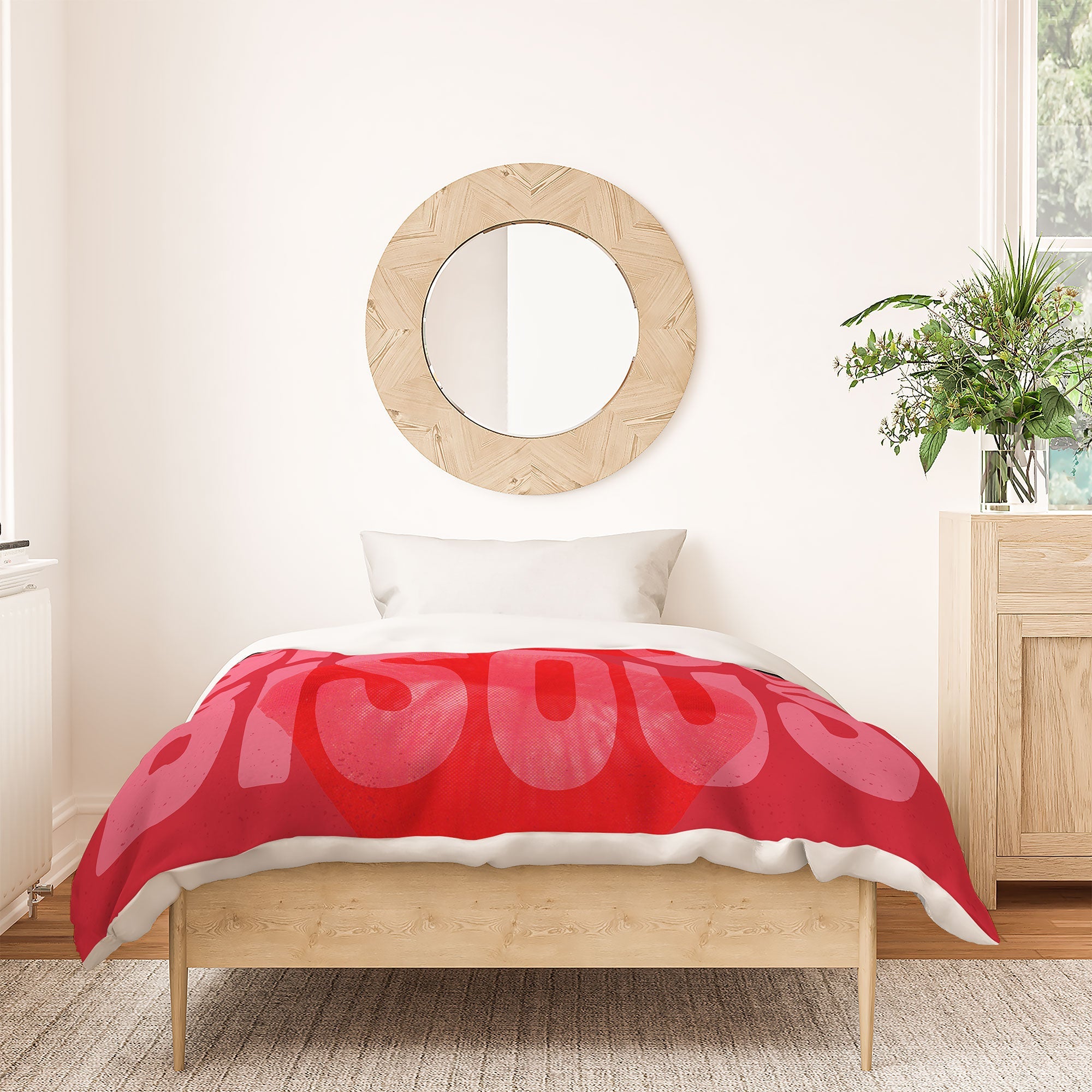 DENY Designs Bisous Duvet Cover