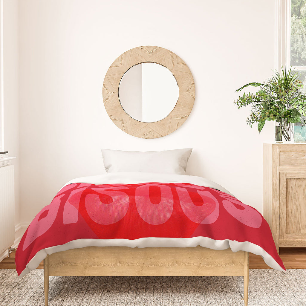 DENY Designs Bisous Duvet Cover