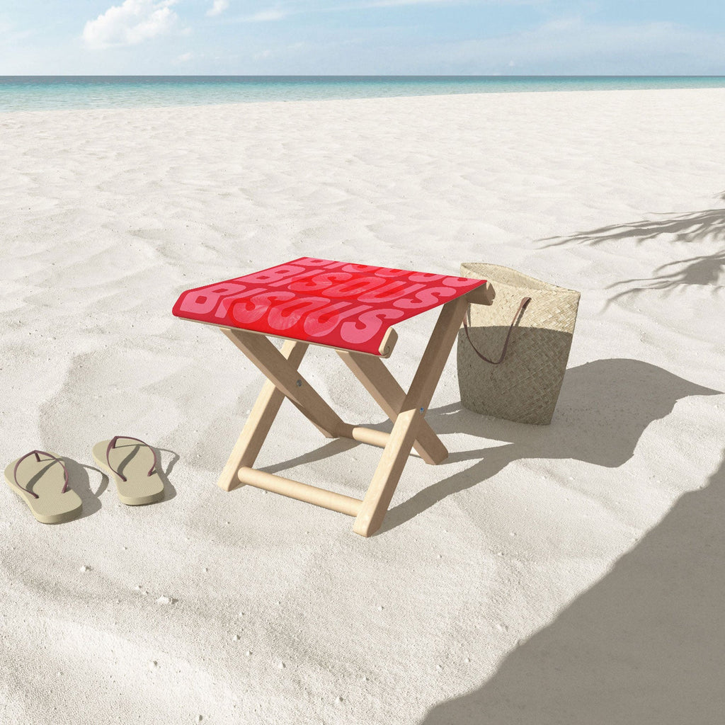 DENY Designs Bisous Folding Stool