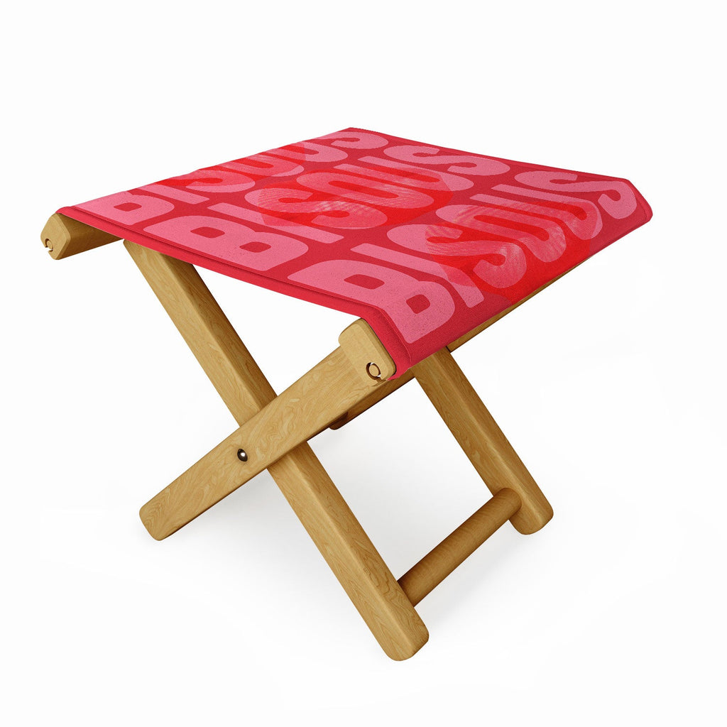 DENY Designs Bisous Folding Stool