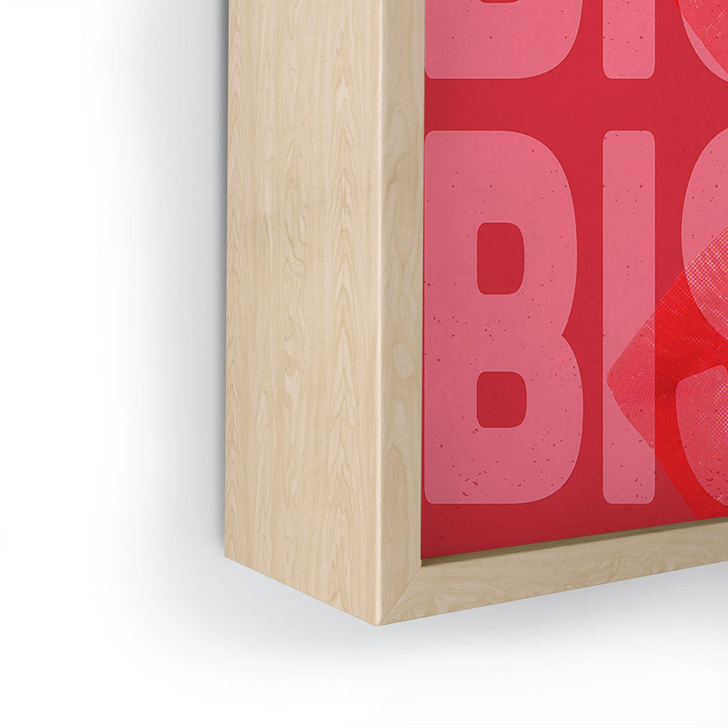 DENY Designs Bisous Framed Mini Art Print