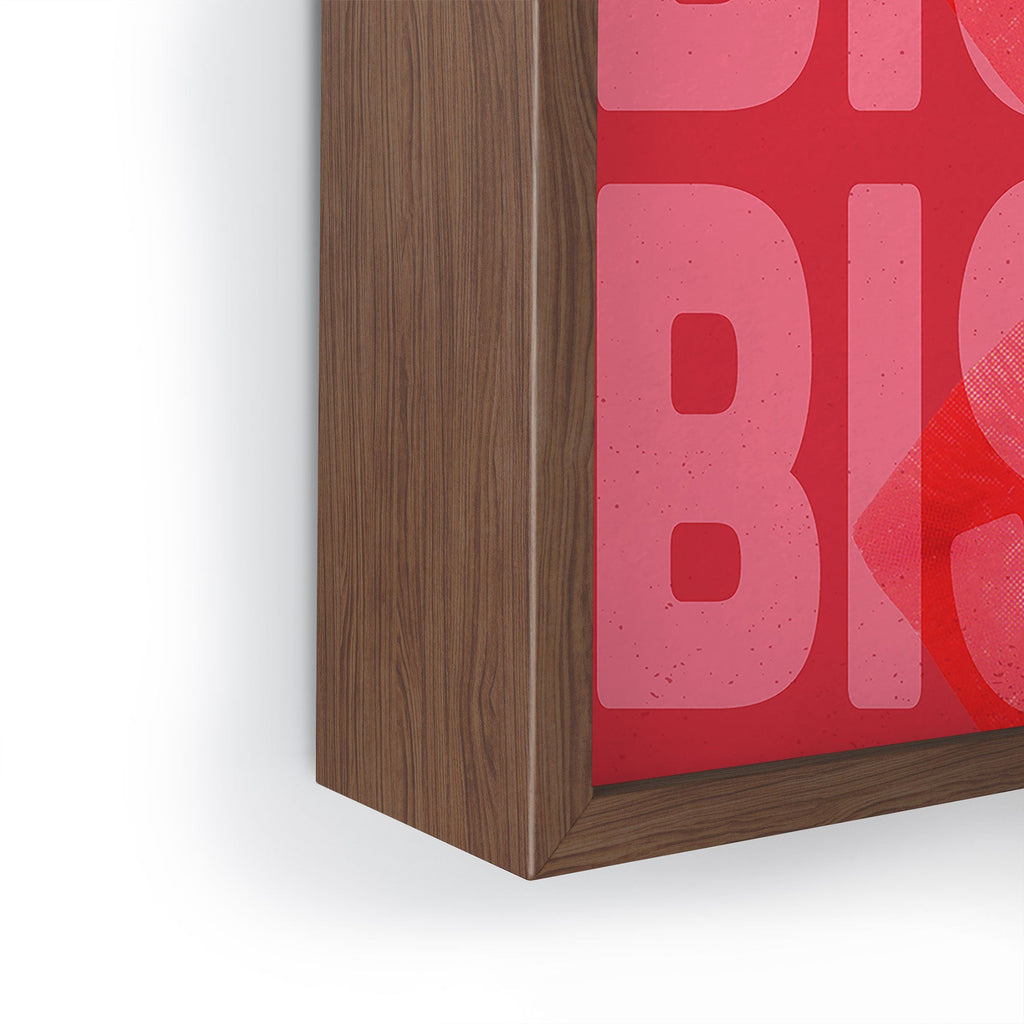 DENY Designs Bisous Framed Mini Art Print