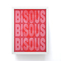 DENY Designs Bisous Framed Mini Art Print