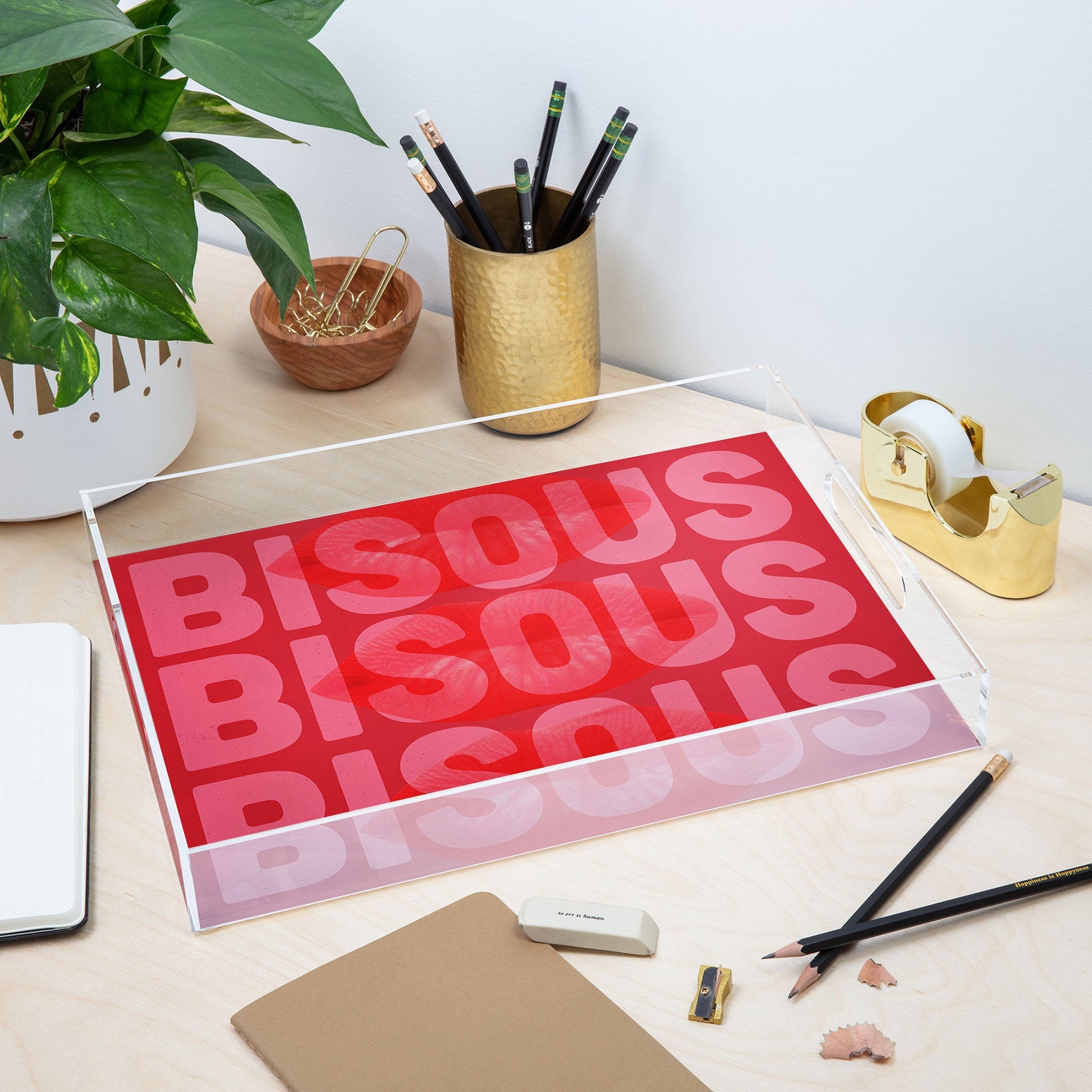 DENY Designs Bisous Acrylic Tray