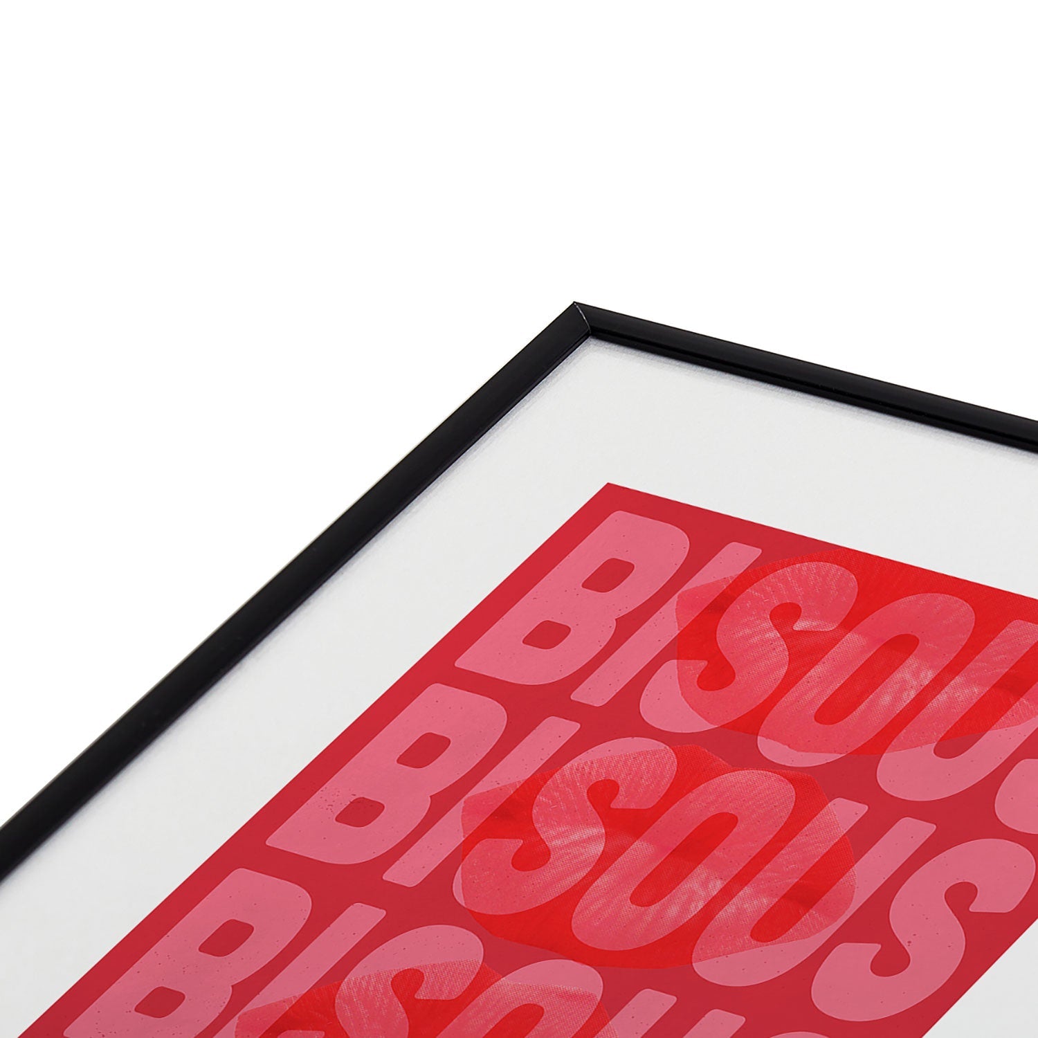 DENY Designs Bisous Metal Framed Art Print