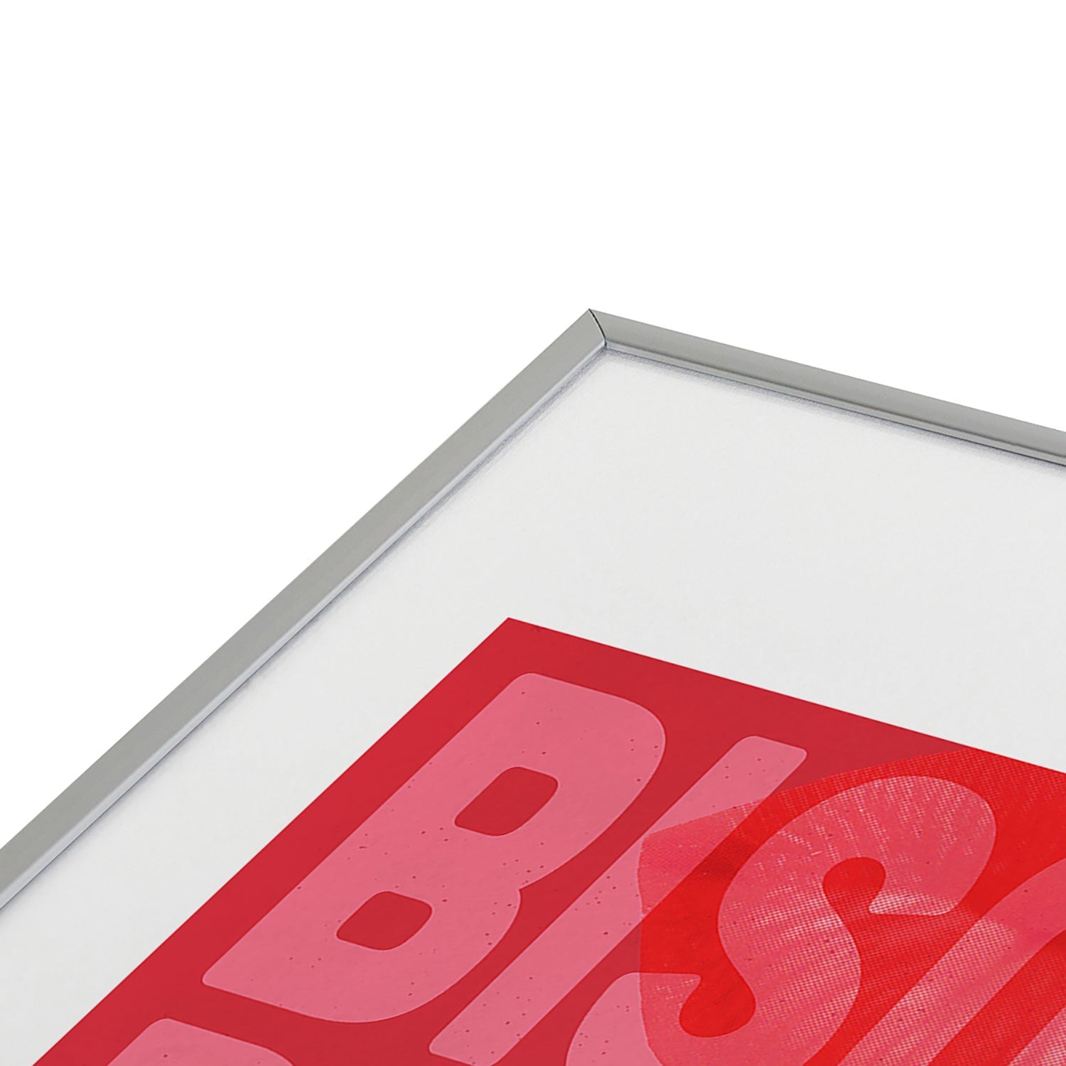 DENY Designs Bisous Metal Framed Art Print