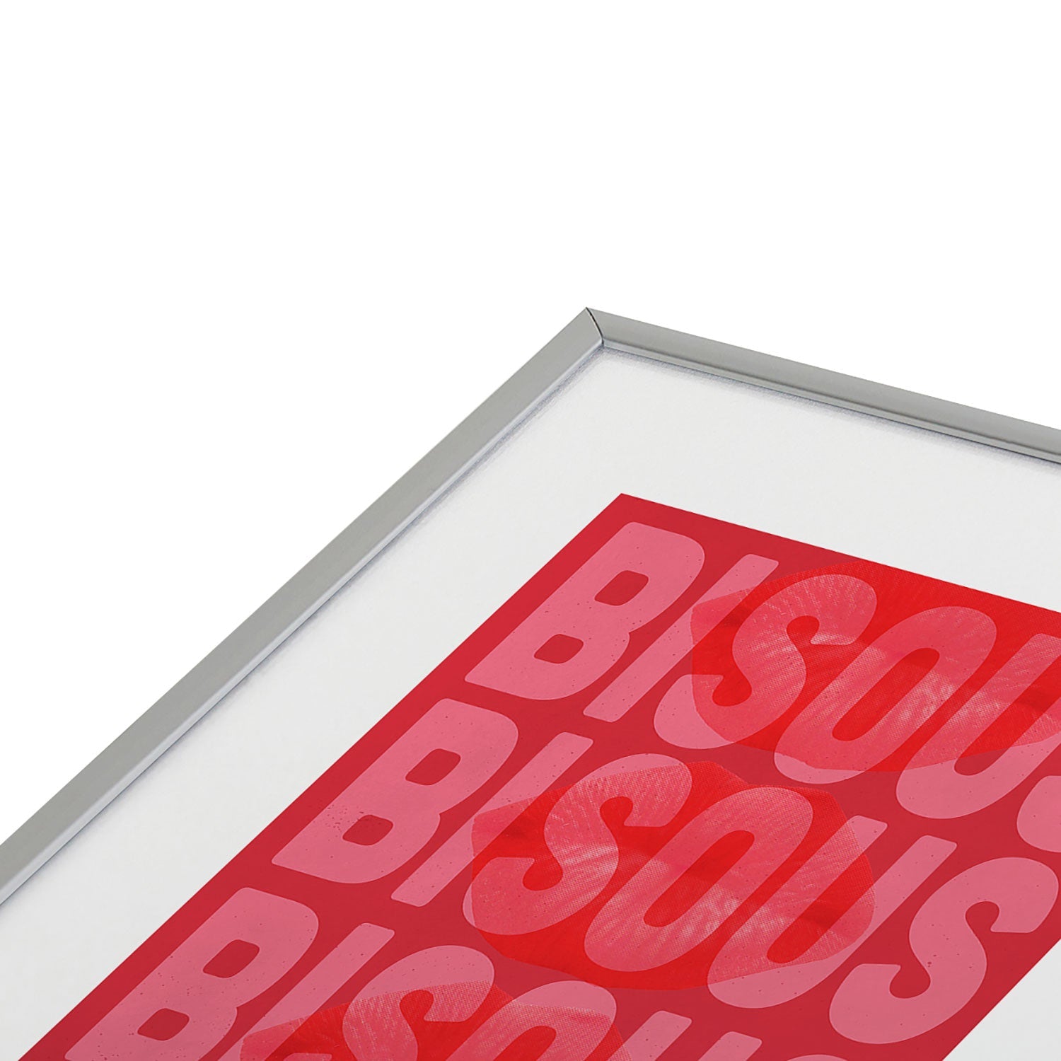 DENY Designs Bisous Metal Framed Art Print