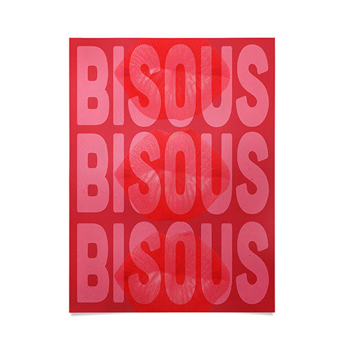 DENY Designs Bisous Poster