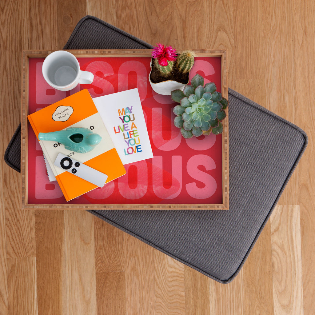 DENY Designs Bisous Rectangular Tray