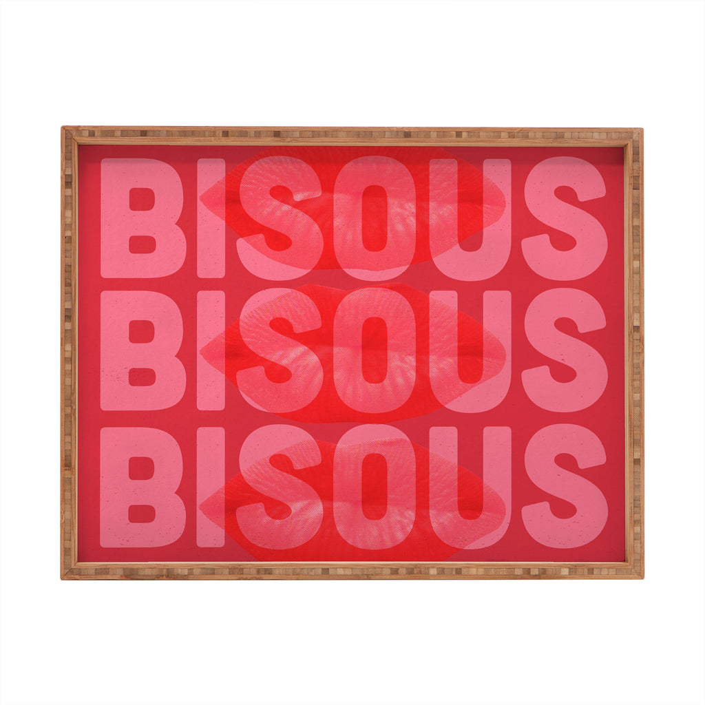 DENY Designs Bisous Rectangular Tray