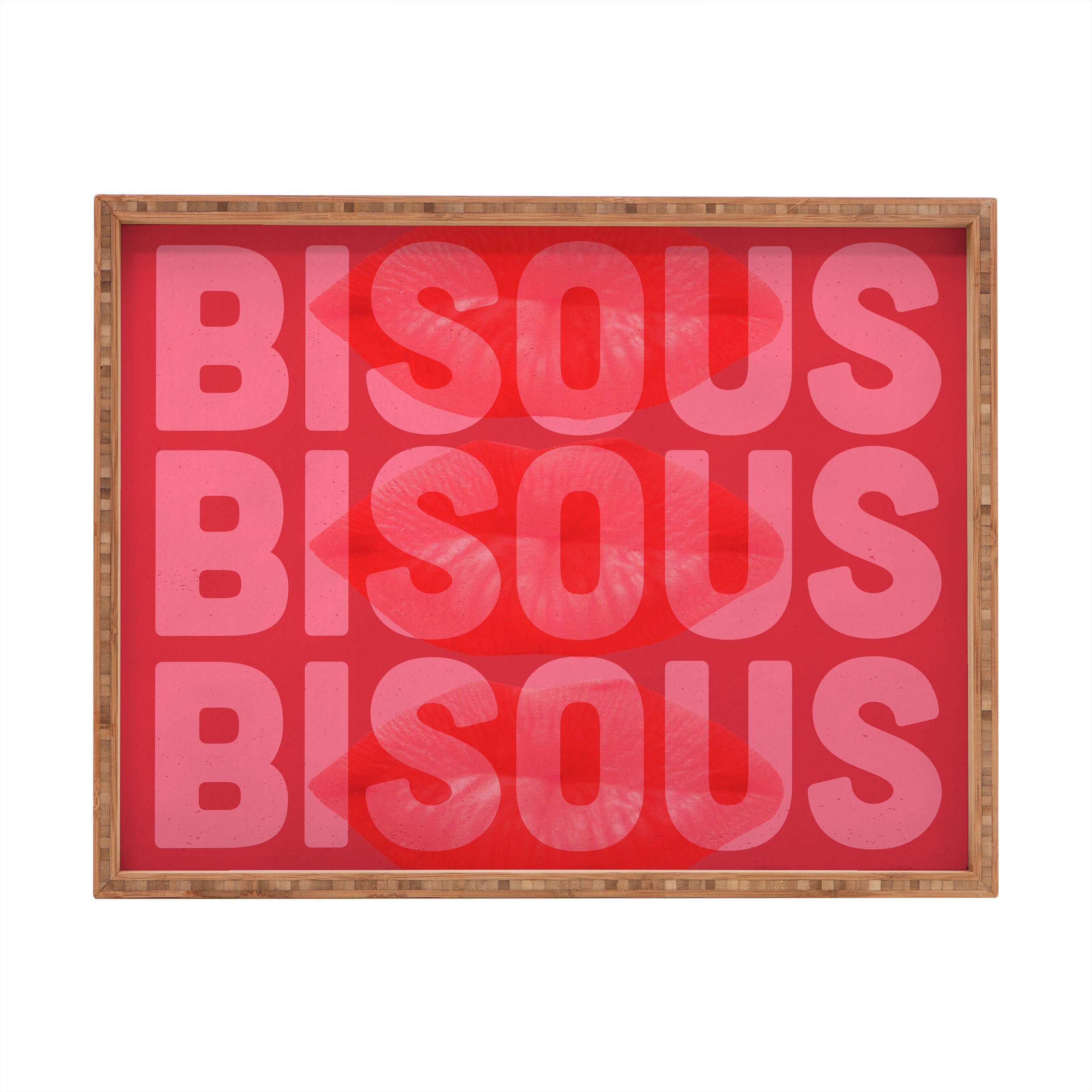 DENY Designs Bisous Rectangular Tray