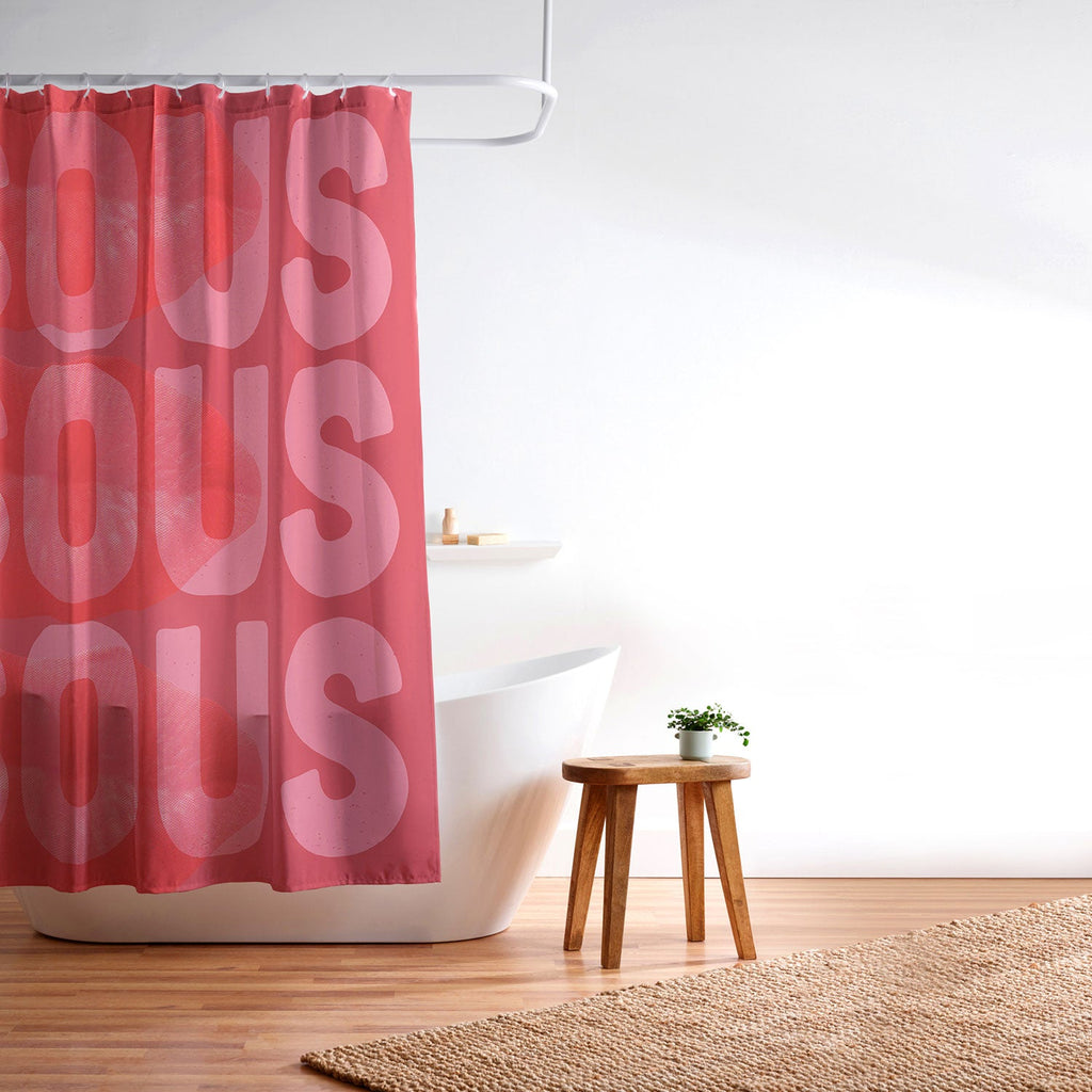 DENY Designs Bisous Shower Curtain