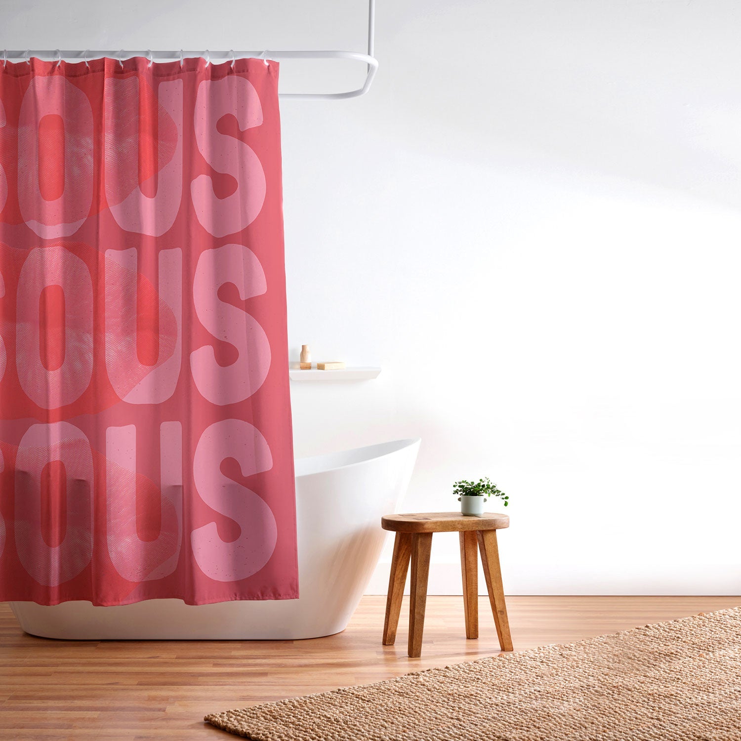 DENY Designs Bisous Shower Curtain