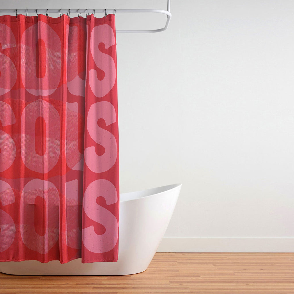 DENY Designs Bisous Shower Curtain