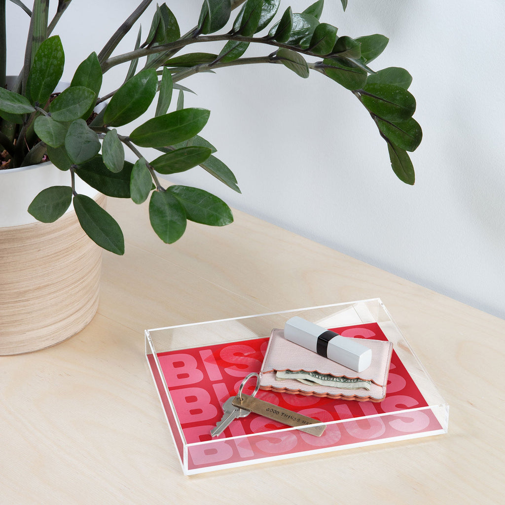 DENY Designs Bisous Acrylic Tray