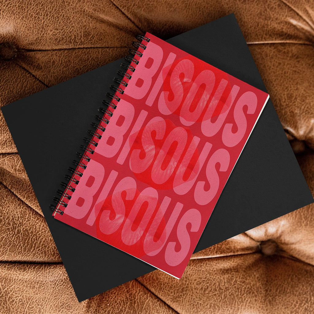 DENY Designs Bisous Spiral Notebook