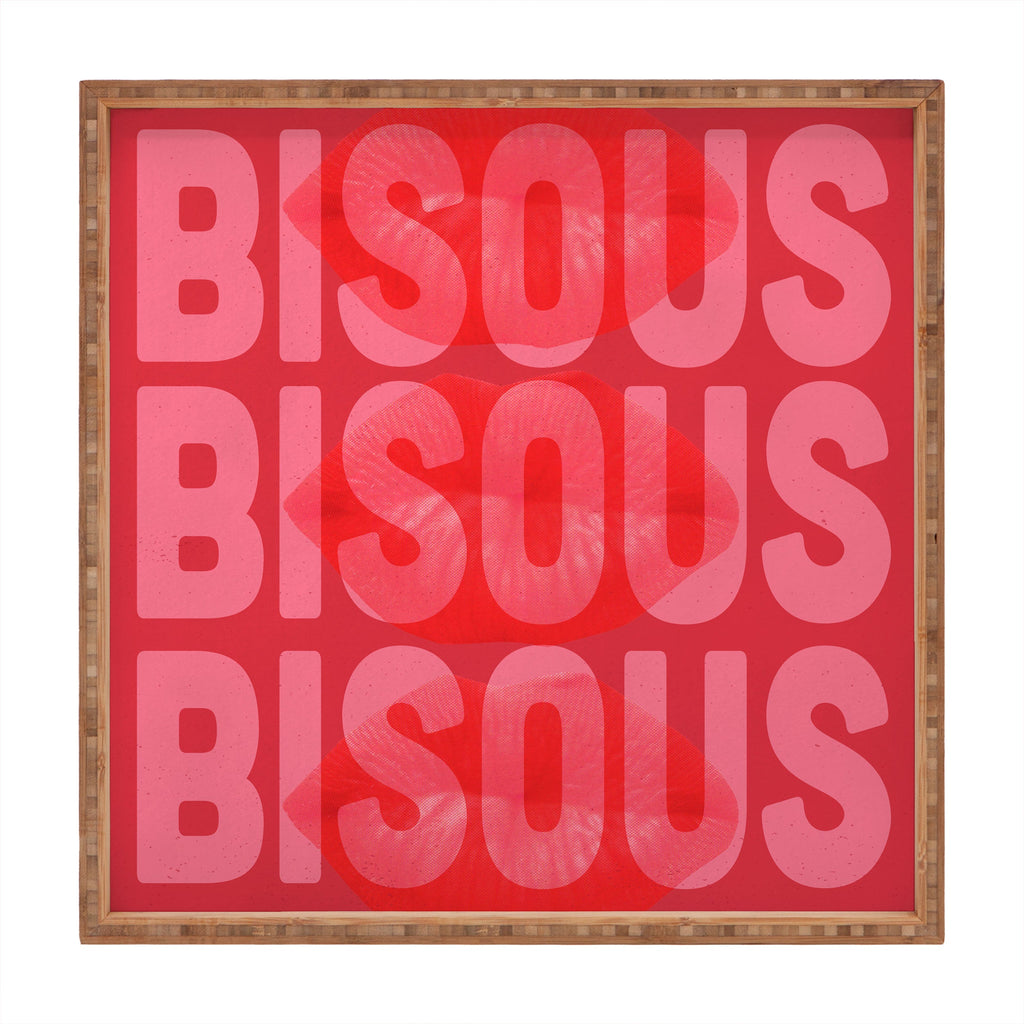 DENY Designs Bisous Square Tray