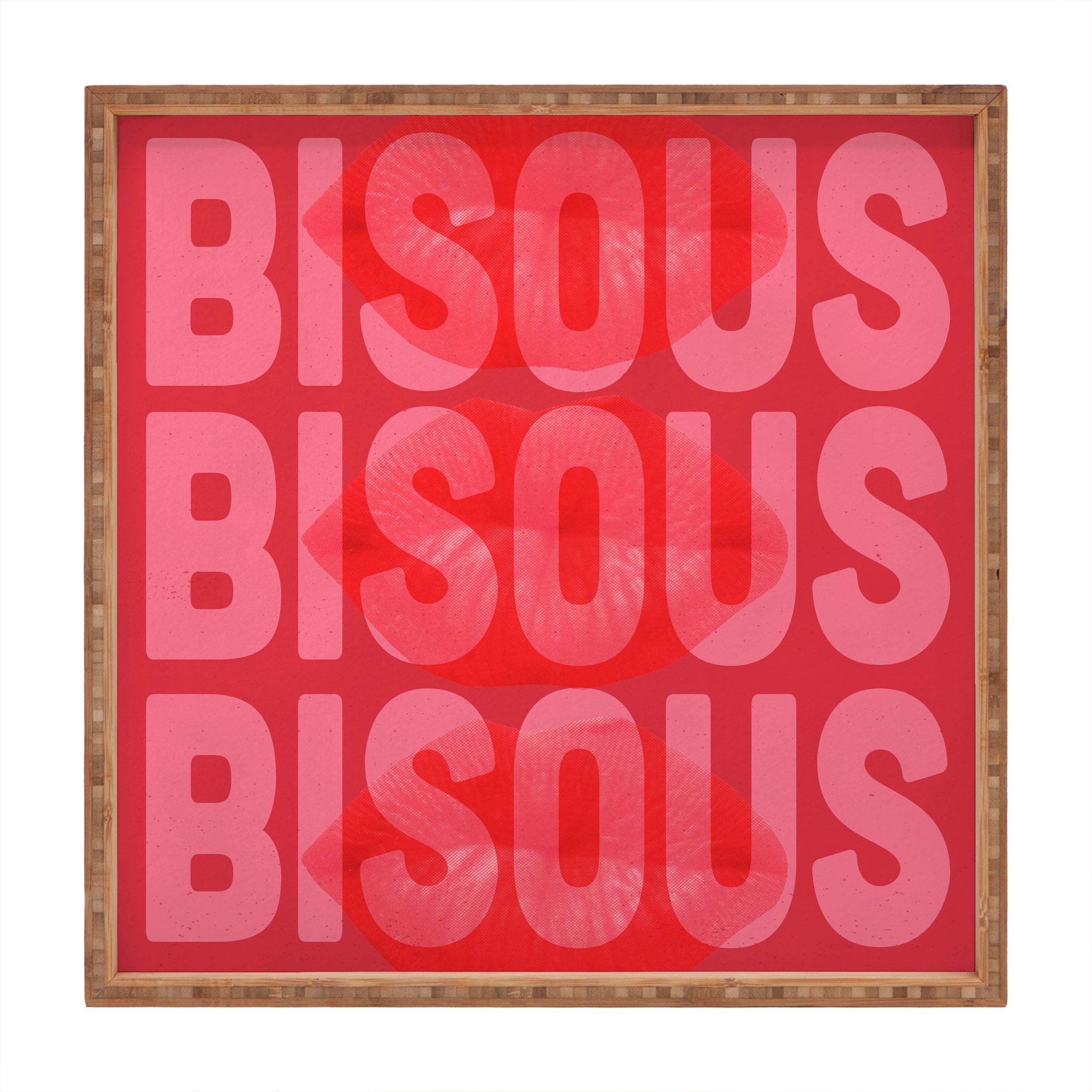 DENY Designs Bisous Square Tray