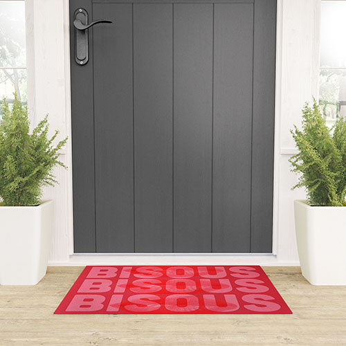 DENY Designs Bisous Welcome Mat