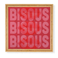 DENY Designs Bisous Framed Wall Art