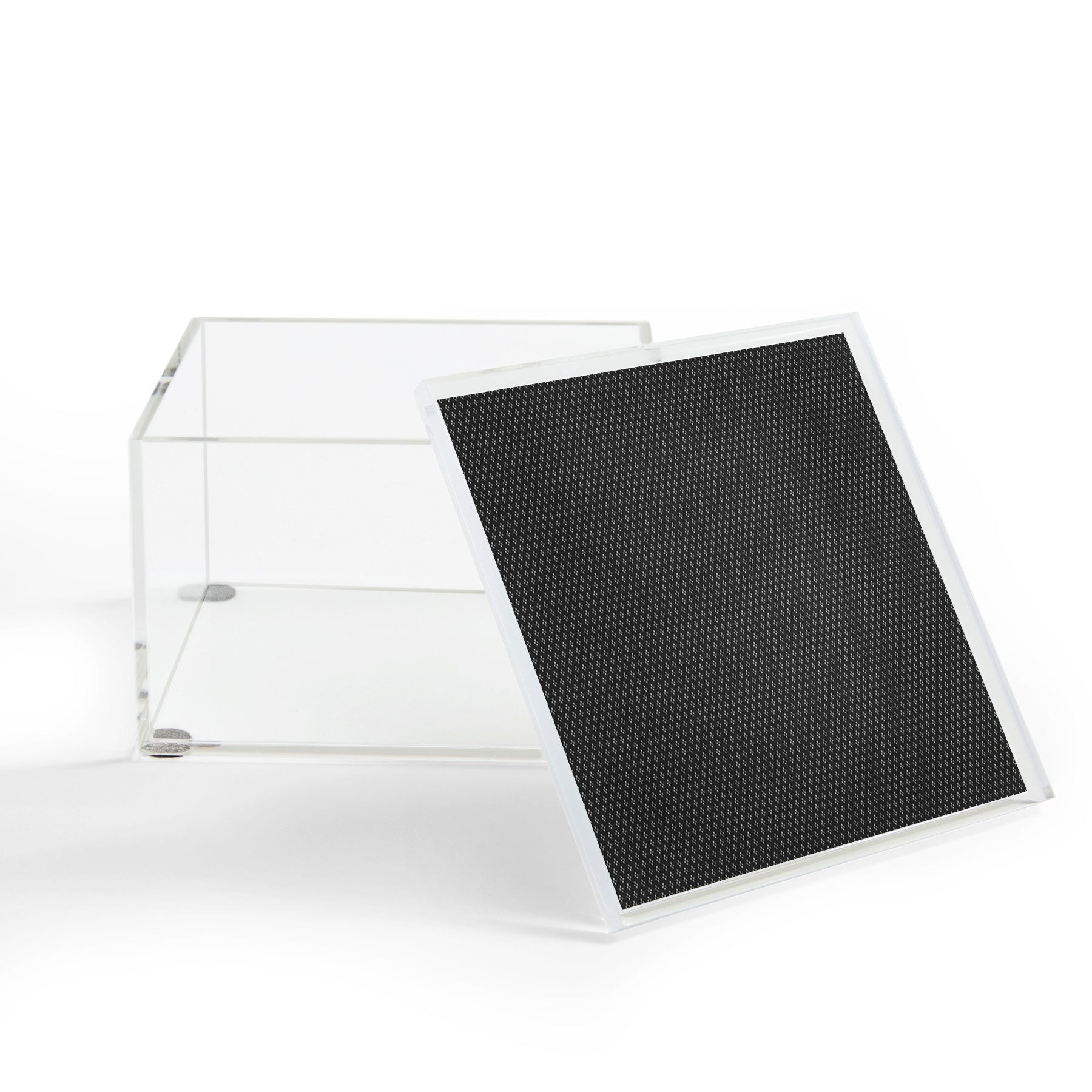 DENY Designs Block Print Dot Black Acrylic Box
