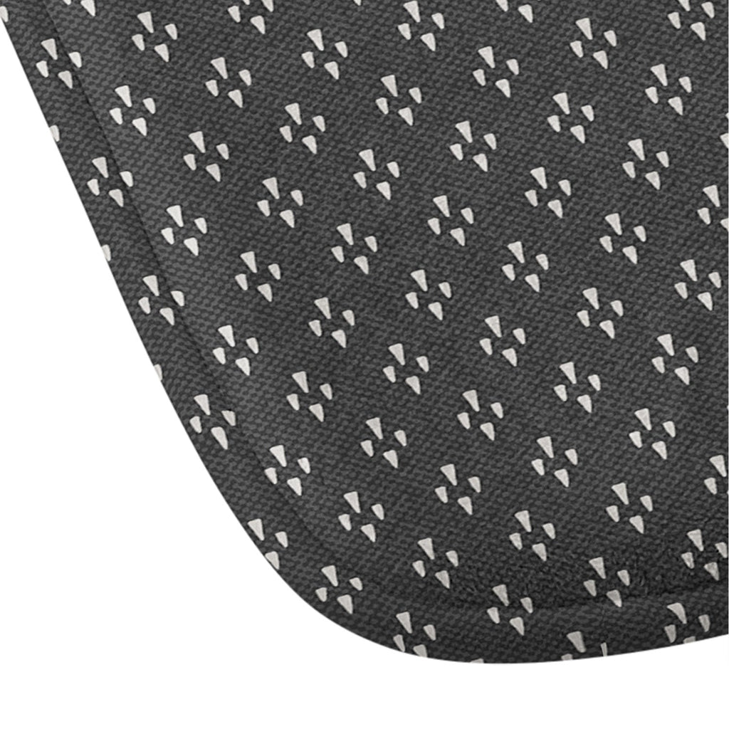 DENY Designs Block Print Dot Black Memory Foam Bath Mat
