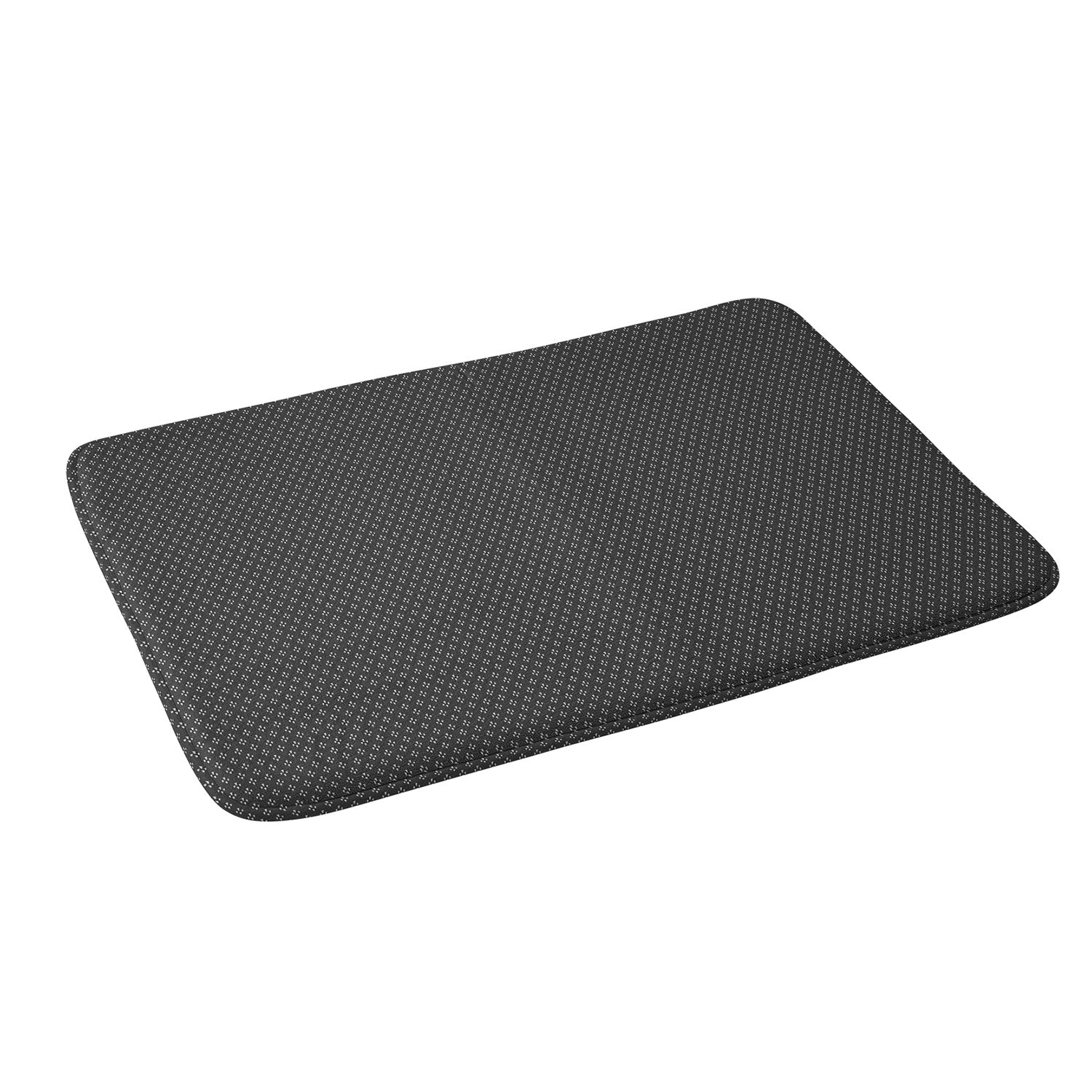 DENY Designs Block Print Dot Black Memory Foam Bath Mat