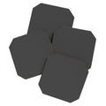 DENY Designs Block Print Dot Black Coaster Set